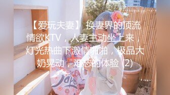 【爱玩夫妻】 换妻界的顶流情欲KTV，人妻主动坐上来，灯光热曲下激情啪啪，极品大奶晃动，难忘的体验 (2)