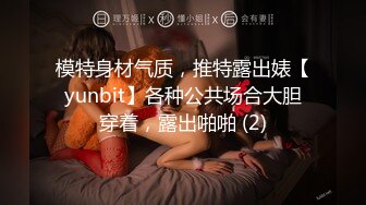 模特身材气质，推特露出婊【yunbit】各种公共场合大胆穿着，露出啪啪 (2)