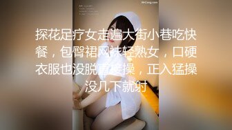 探花足疗女走遍大街小巷吃快餐，包臀裙网袜轻熟女，口硬衣服也没脱直接操，正入猛操没几下就射