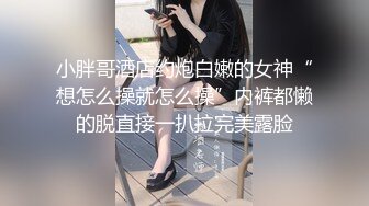 小胖哥酒店约炮白嫩的女神“想怎么操就怎么操”内裤都懒的脱直接一扒拉完美露脸