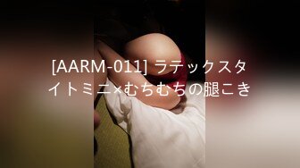 [AARM-011] ラテックスタイトミニ×むちむちの腿こき