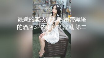 最嫩的演技實力派 吊帶黑絲的酒店3P內射淫語淫亂 第二期 (1)