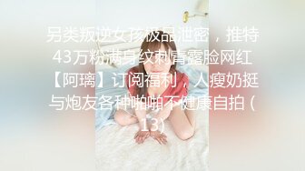 另类叛逆女孩极品泄密，推特43万粉满身纹刺青露脸网红【阿璃】订阅福利，人瘦奶挺与炮友各种啪啪不健康自拍 (13)